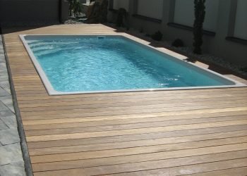Deckingová terasa bazená materiál ( Cumaru Tico )